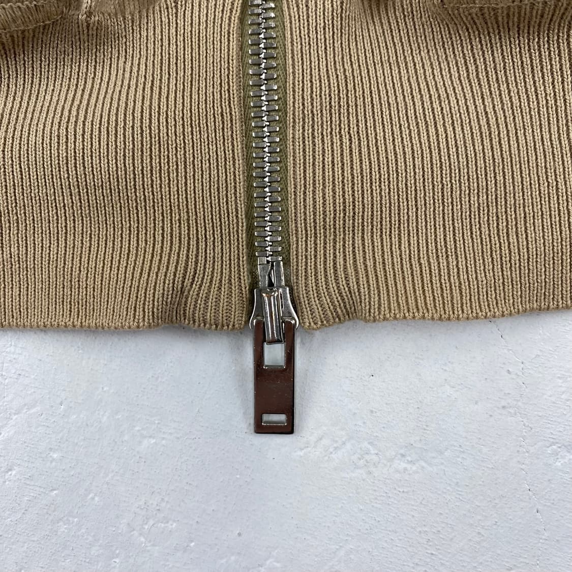 마르지엘라 백 스티치 코튼 니트 집업 (100) 상품이미지6