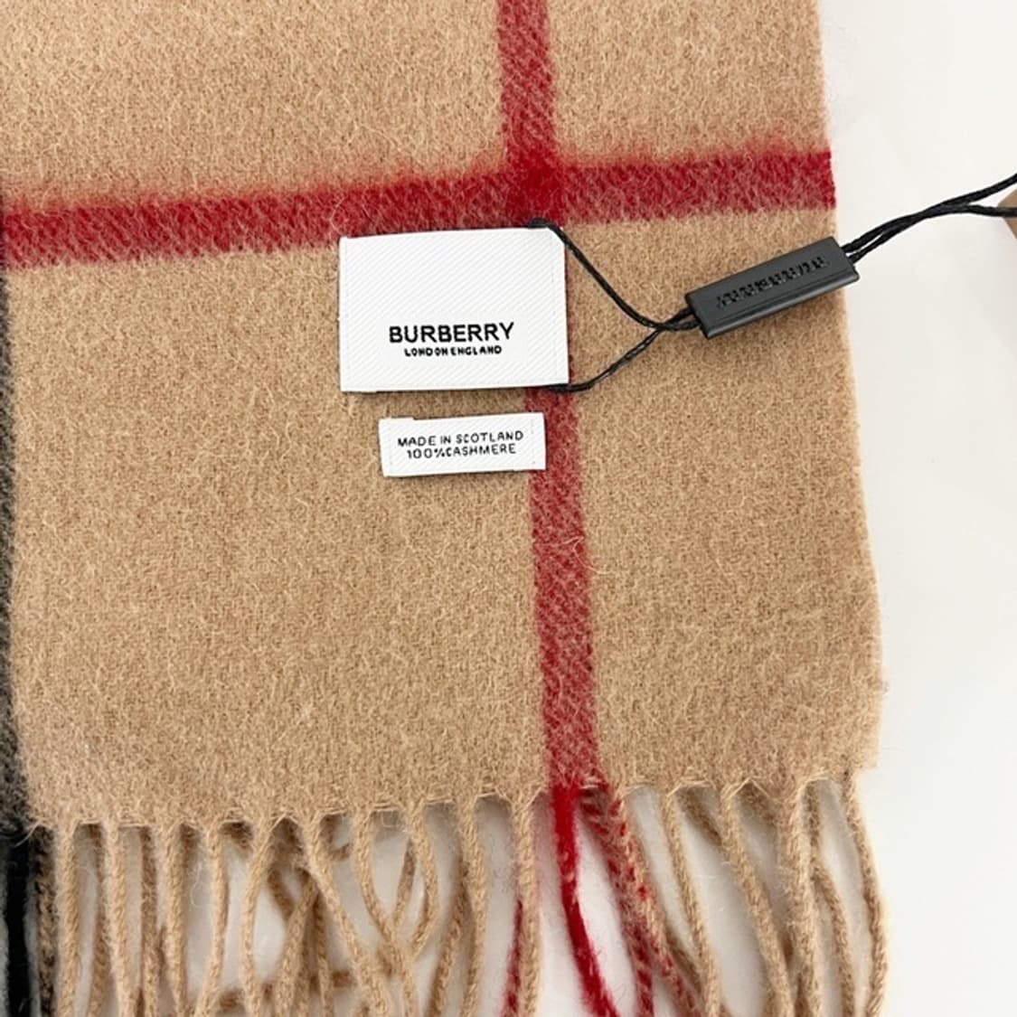 버버리 체크 머플러 베이지 새상품 상품이미지2
