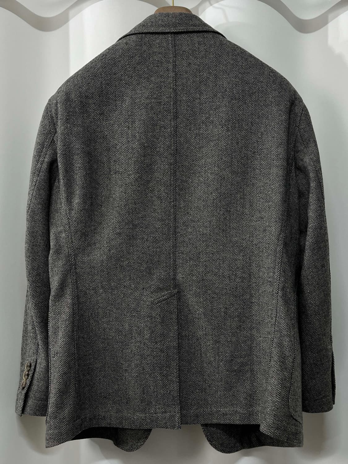 폴로 랄프로렌 헤링본 울 그레이 모던 스포츠 코트 자켓 상품이미지2