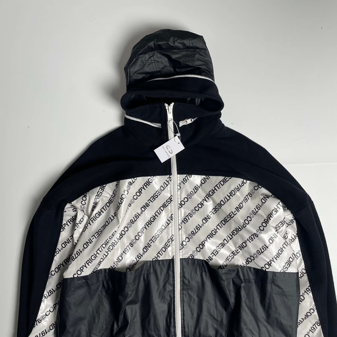 Diesel copyright 레터링 나일론 져지 자켓 상품이미지2