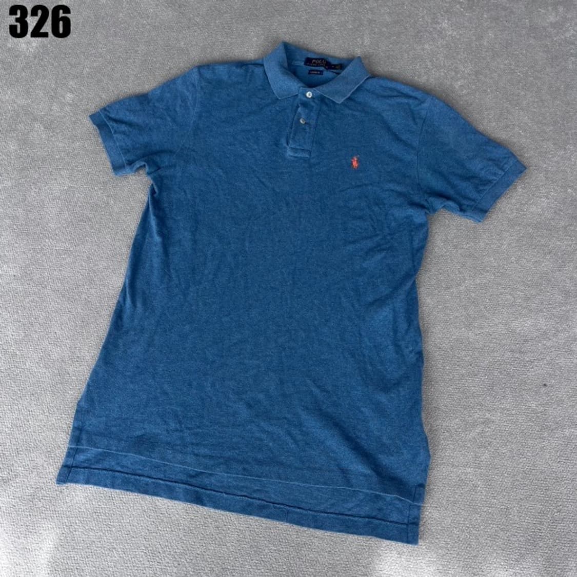 폴로 블루 반팔 카라티  상품이미지1