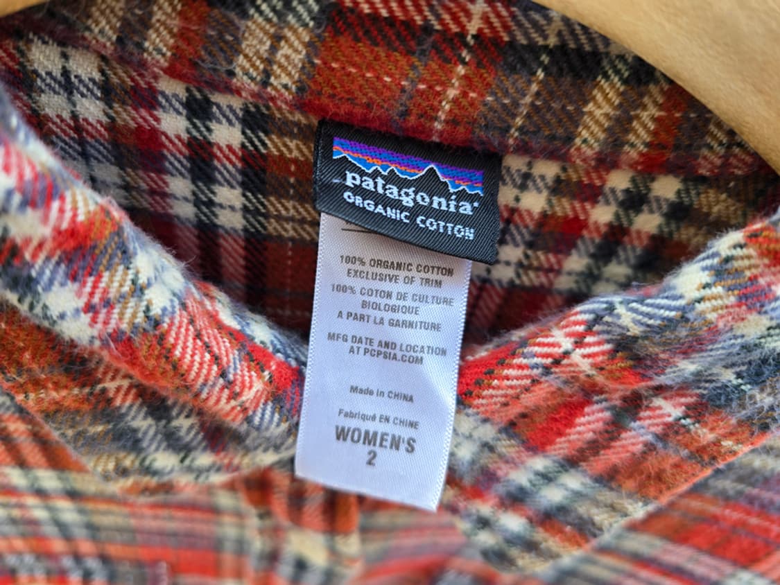 파타고니아 오가닉 코튼 체크 셔츠 상품이미지5