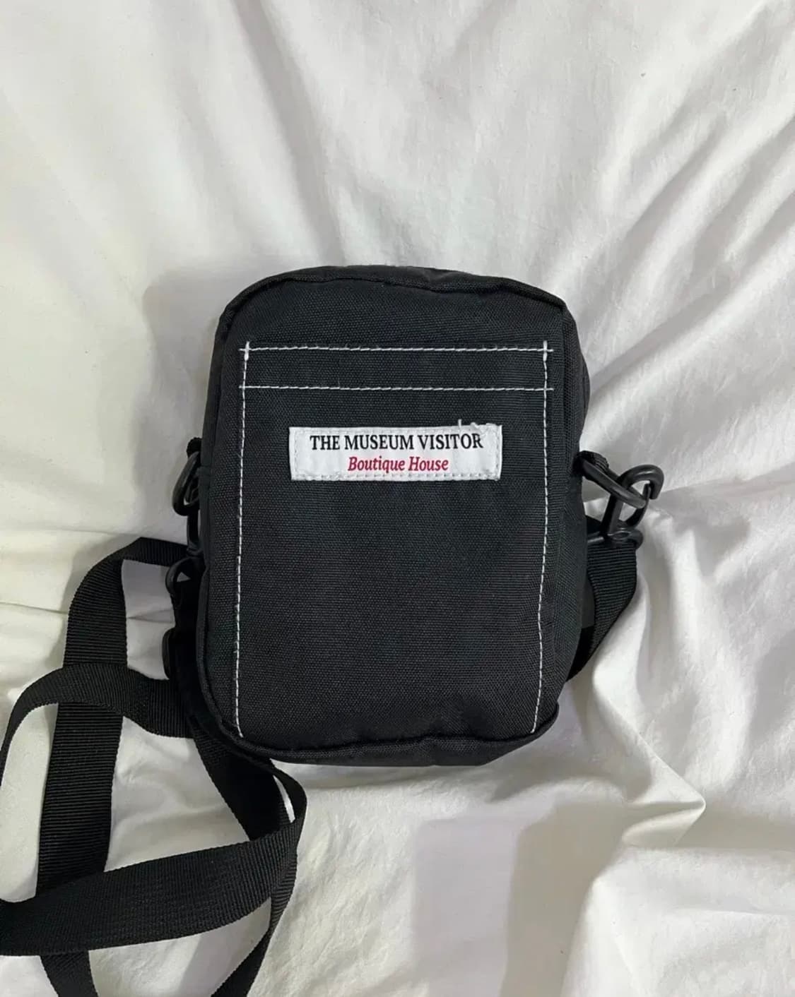 반스 x 더뮤지엄비지터 플로랄 체커 백 하트 체크 상품이미지3