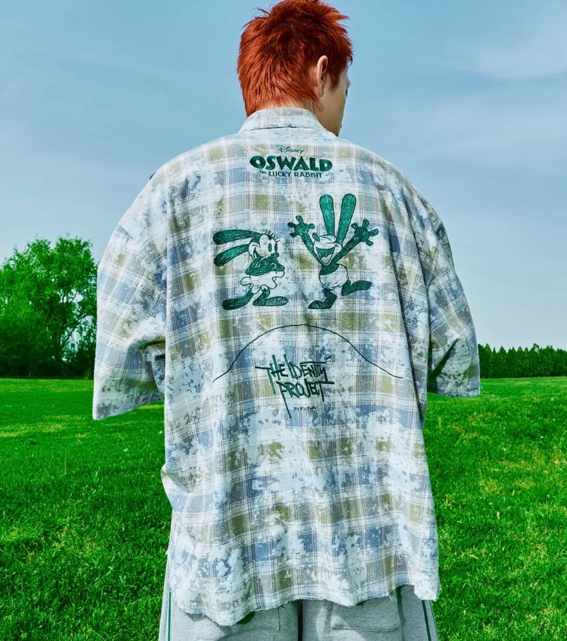 [m] 더아이덴티티프로젝트 디즈니 오스왈드 체크 셔츠 상품이미지1