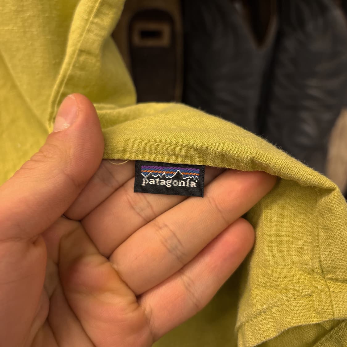 파타고니아 페이디드 더스트 라임 린넨셔츠 N1063 상품이미지8