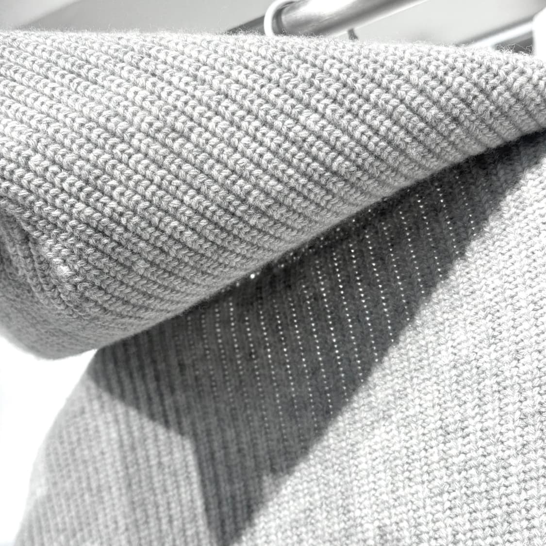 [정품] 셀린느 리브드 니트 후드 그레이 S사이즈 상품이미지9