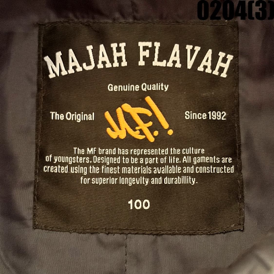 [100] MF 힙합 스트릿 유광 봄버 자켓 점퍼 0204(3) 상품이미지3