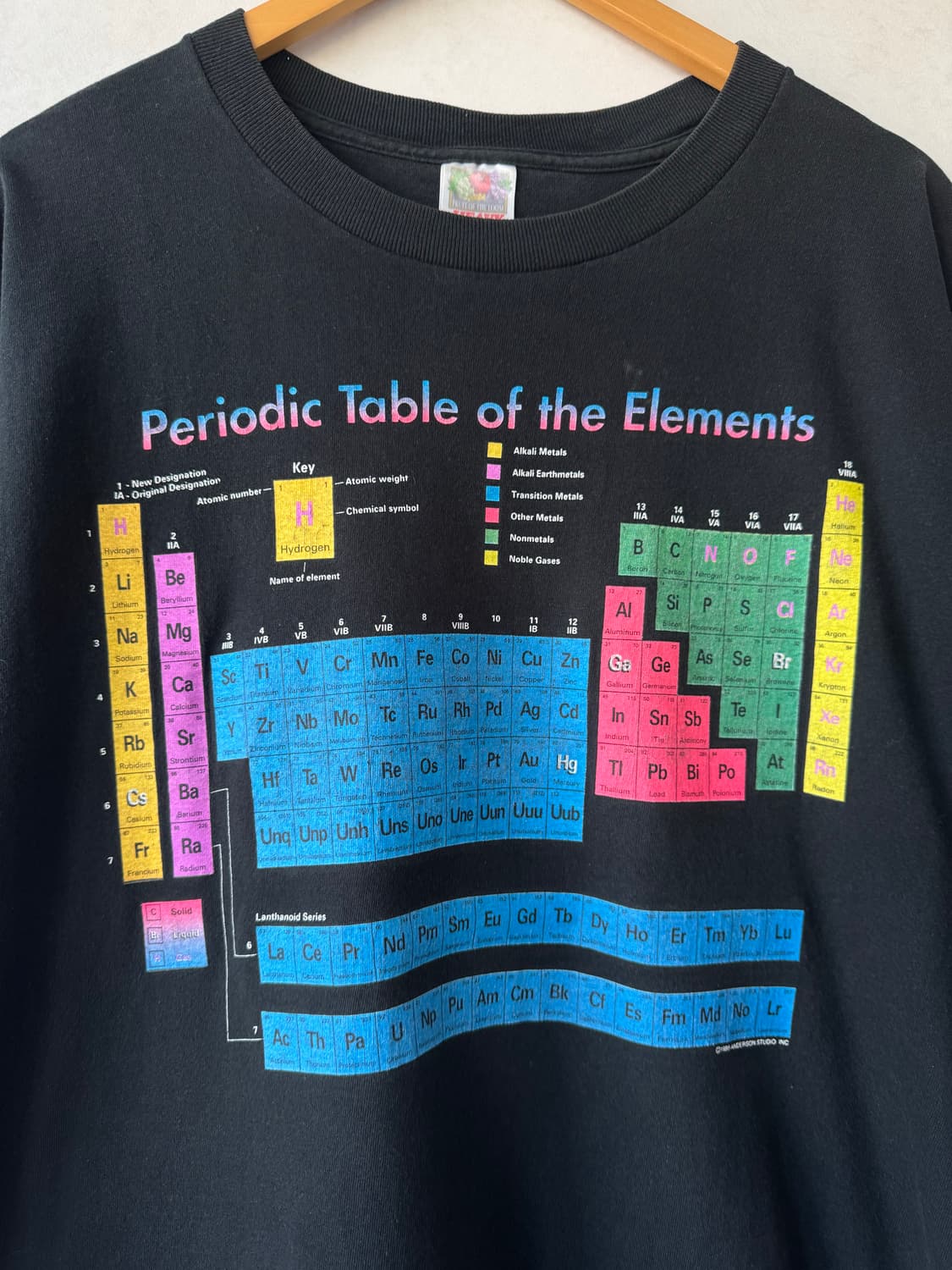 1995 Periodic Table 티셔츠 상품이미지4
