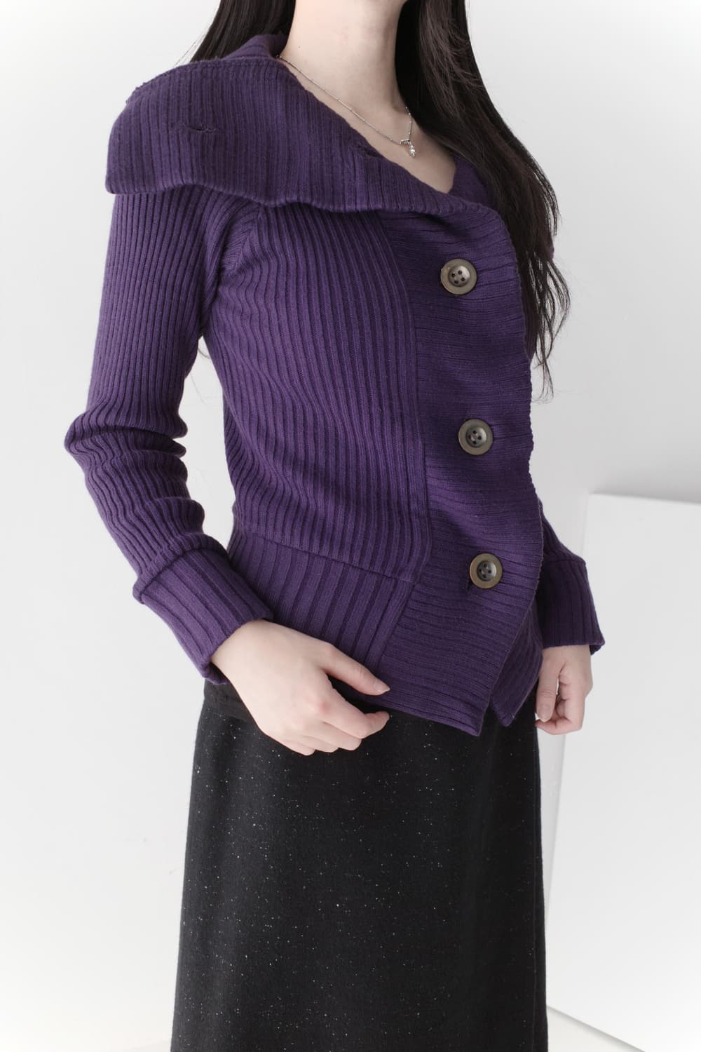 button collar cardigun 상품이미지6