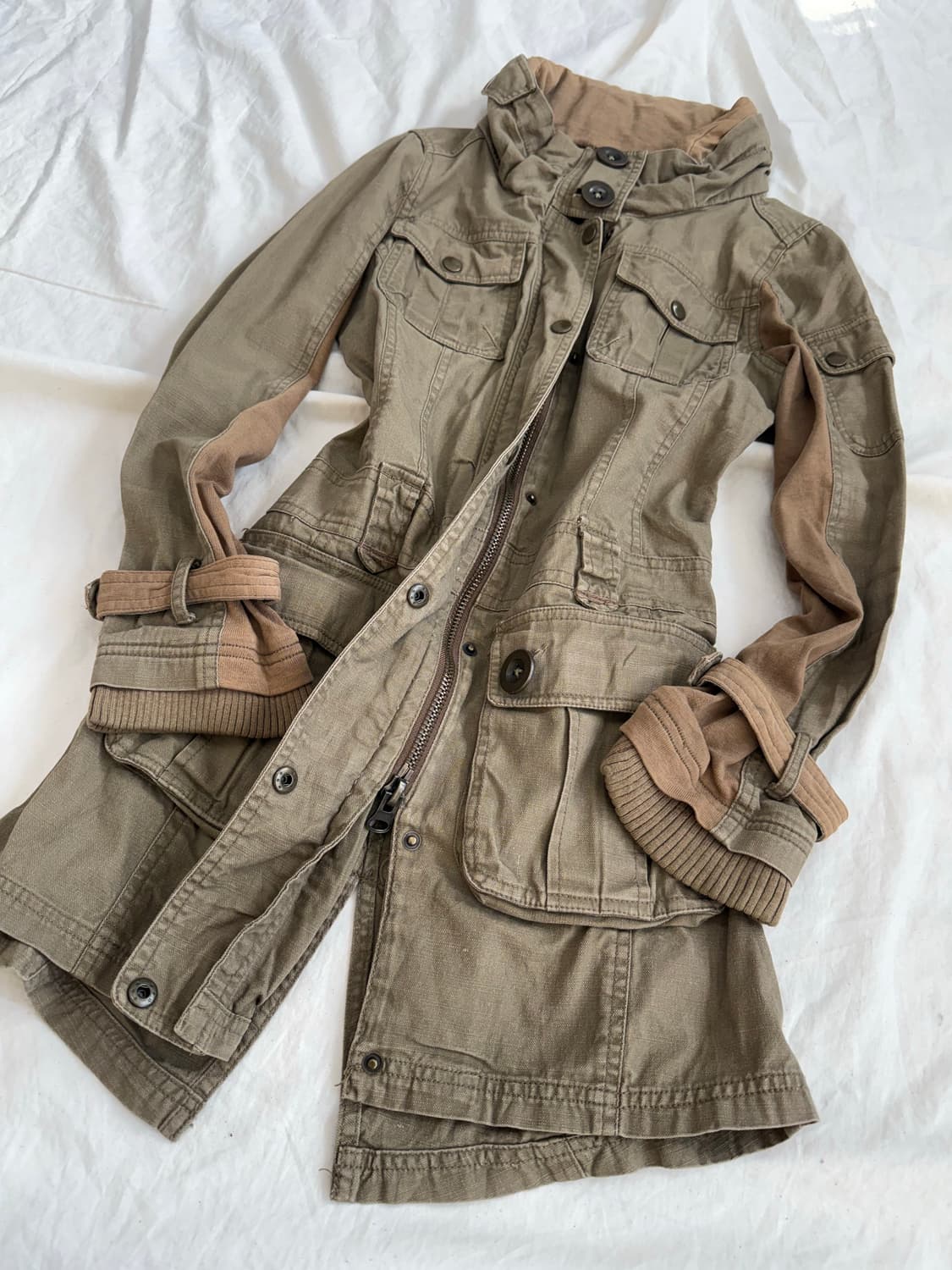 Y2k 미니원피스 야상 상품이미지5