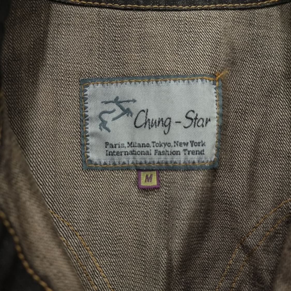 [빈티지] 요크 패널 패치 워시드 데님 자켓 M19058 상품이미지7