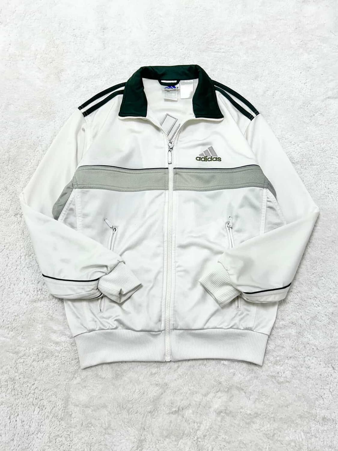 아디다스 90‘s 빅로고 화이트 져지 상품이미지5