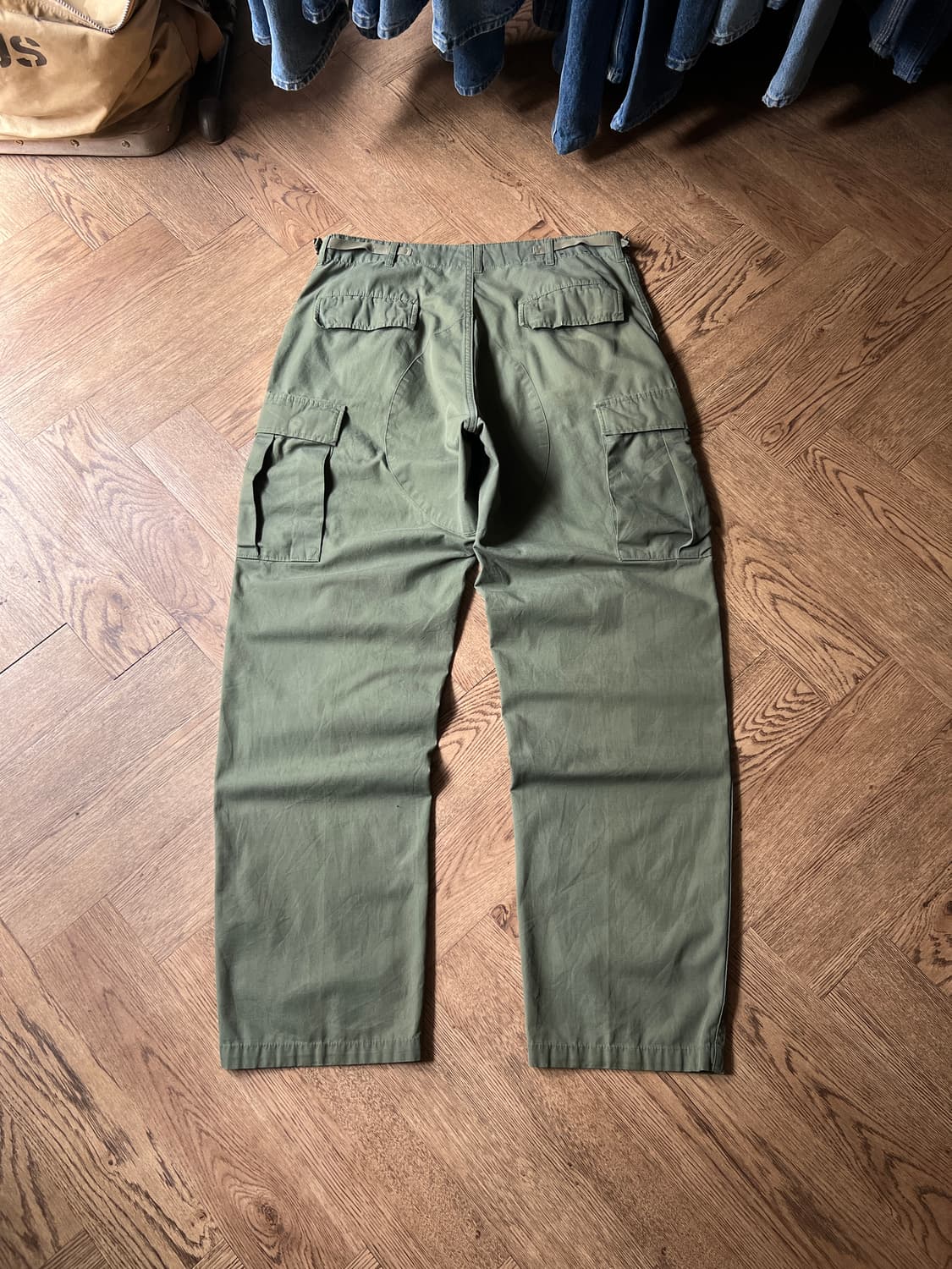 [34]오리지널 U.S ARMY 올리브그린 립스탑 밀리터리 카고 팬츠 상품이미지2