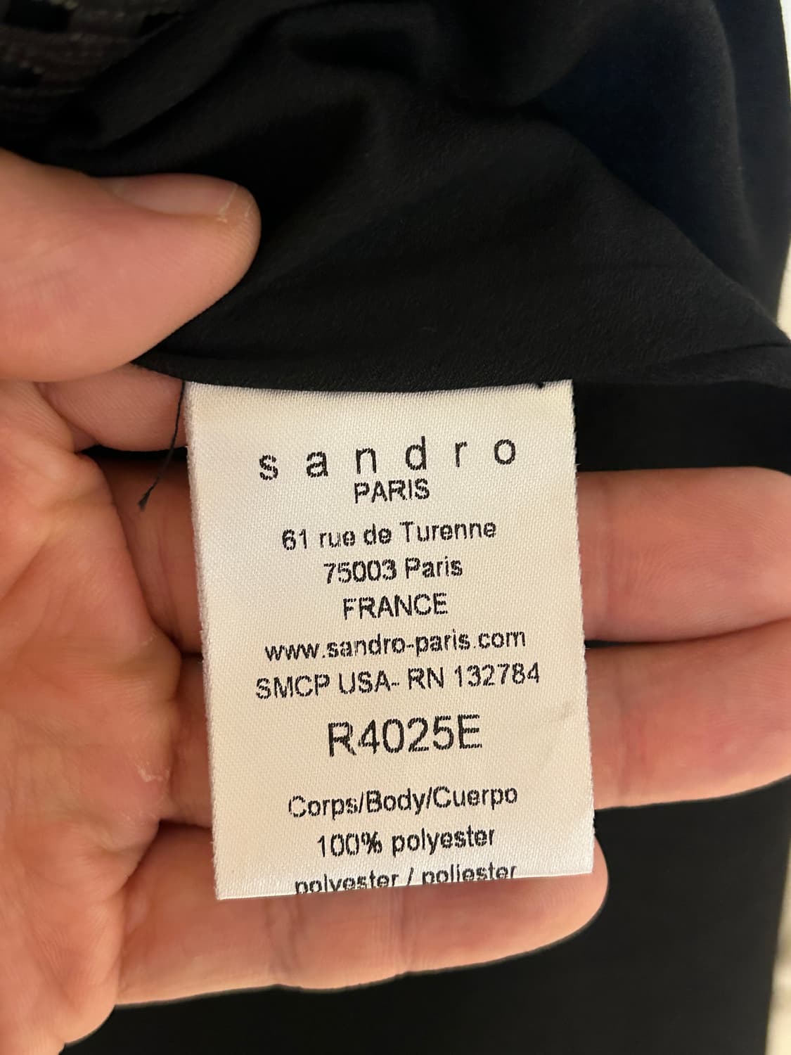 산드로 엘라스틴 민소매 원피스 상품이미지7