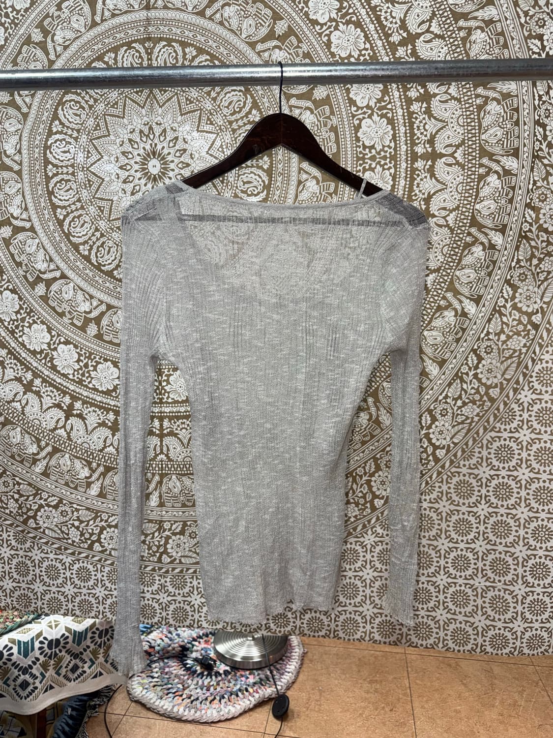 여성 그물 니트  상품이미지4