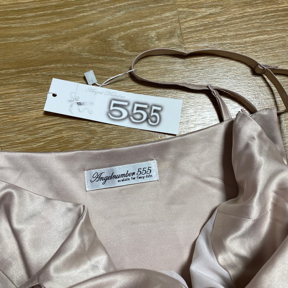 엔젤넘버555 레이스업 드레스 원피스 상품이미지5