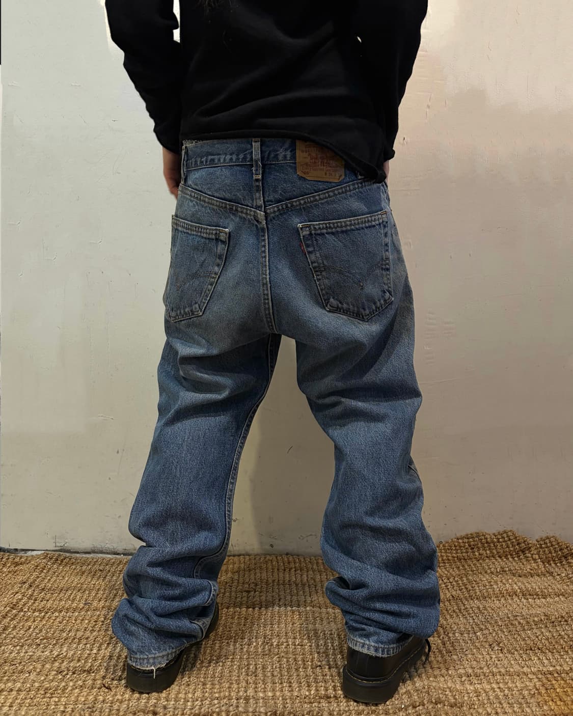 90s🇺🇸 LEVIS 505 U.S.A washing denim je 상품이미지4