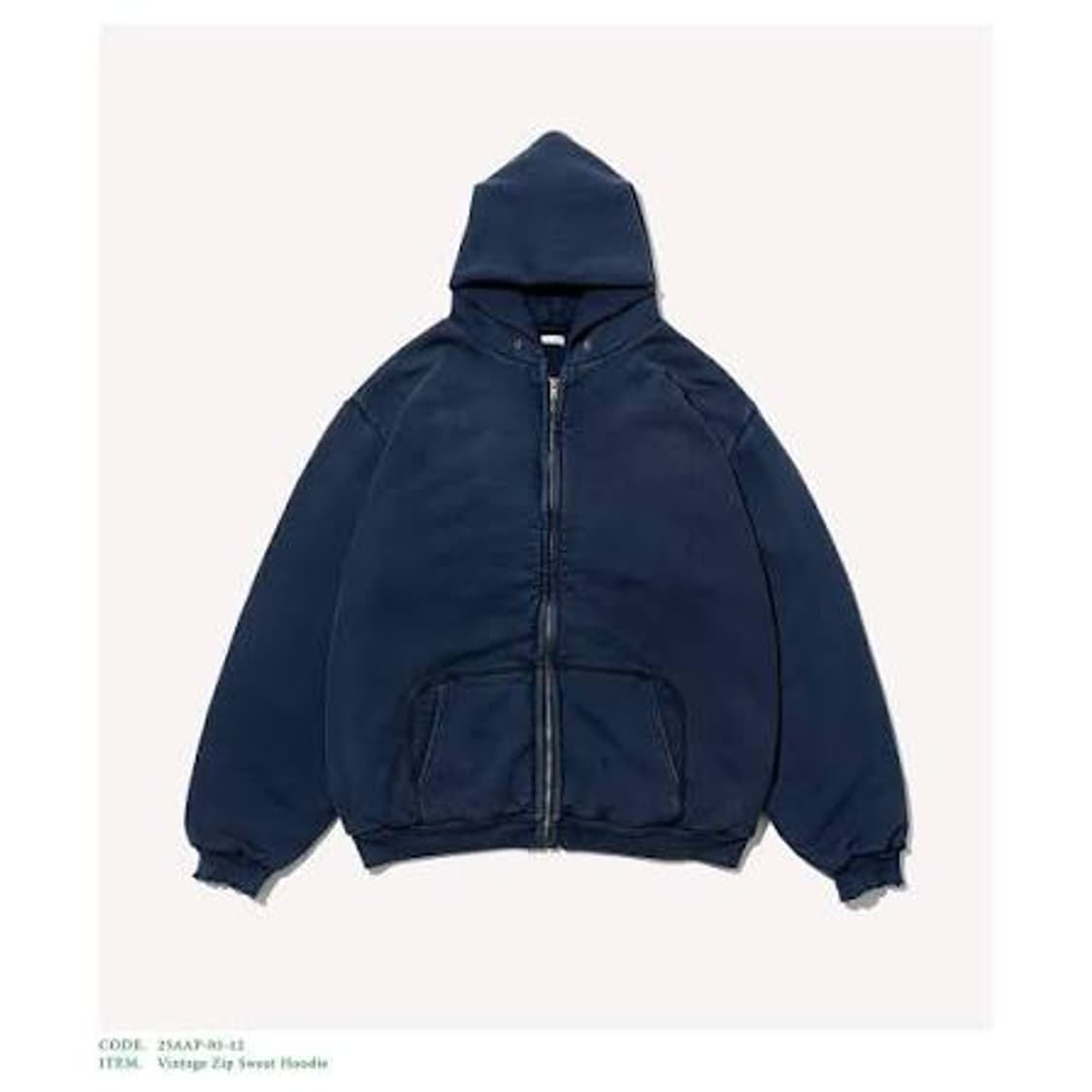 아프레쎄 네이비후드집업 5사 상품이미지1