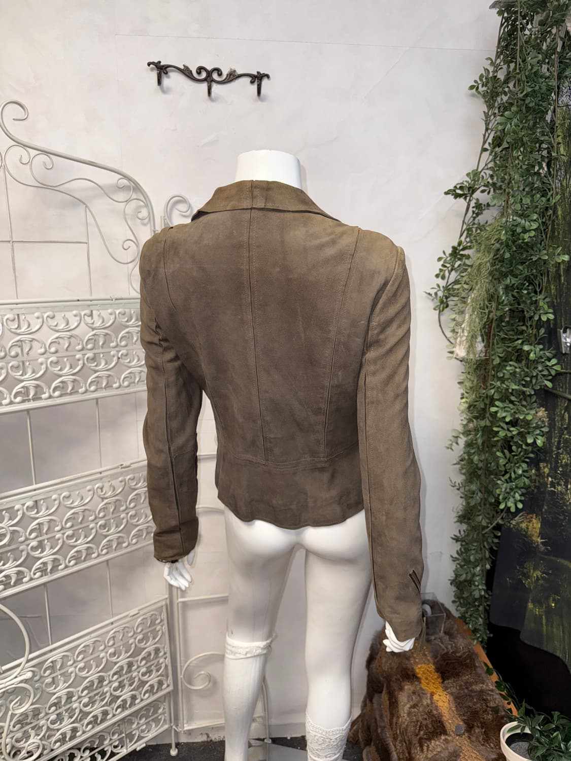 Jessi Newyork brown goat skin suede jk 상품이미지3