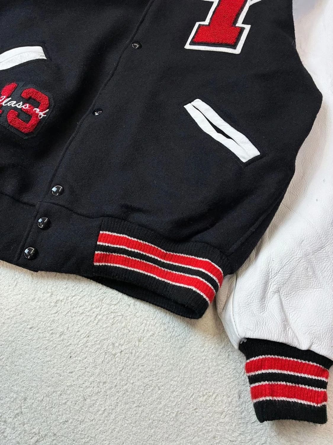 SALEM 00's USA 소가죽 바시티 자켓 PN6137    상품이미지4