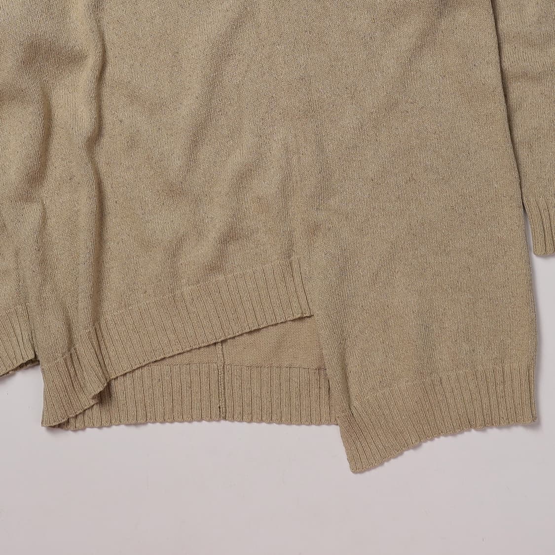 UNUSED 실크&코튼 혼방 언발 오버핏 니트   상품이미지8