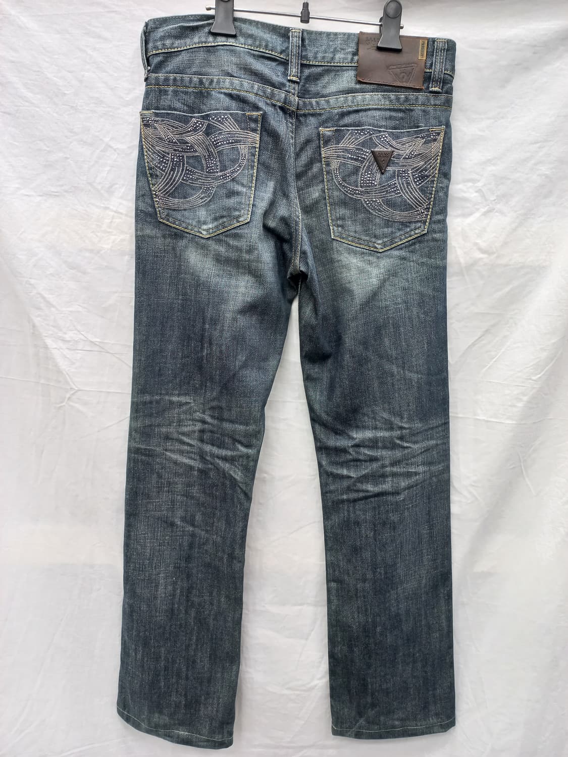 Guess Premium y2k 큐빅 청바지  허리 30 상품이미지6