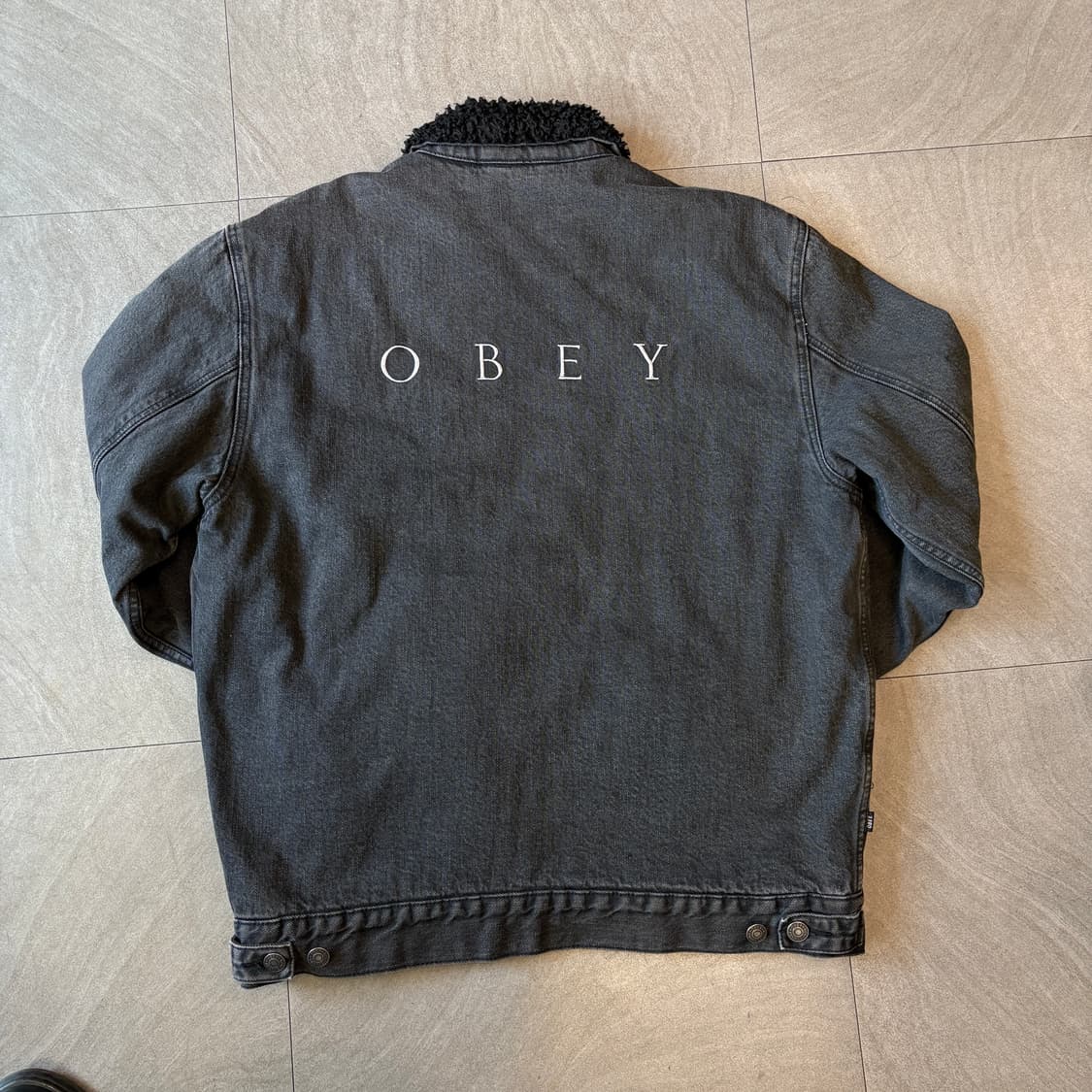 오베이 정품 데님 양털 자켓 상품이미지9