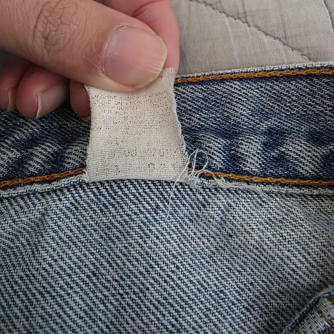 [36X30] 90-00 빈티지 리바이스 517 부츠컷 데님 4 트래쉬드 상품이미지9