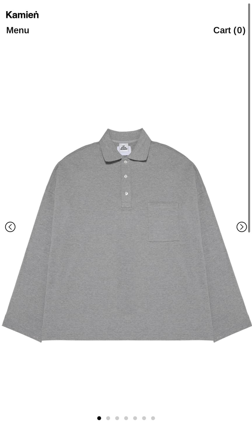 수수료x 카미엔xmjd  콜라보 폴로 셔츠 상품이미지1