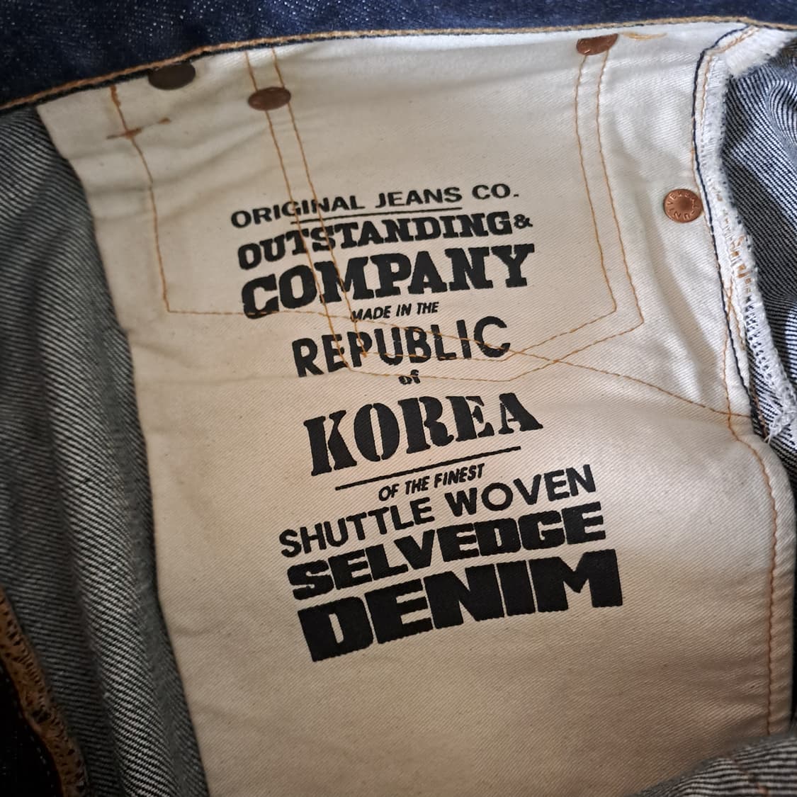 (택포) 아웃스탠딩 1201 초기 롤업 데님팬츠 32 B53 상품이미지7