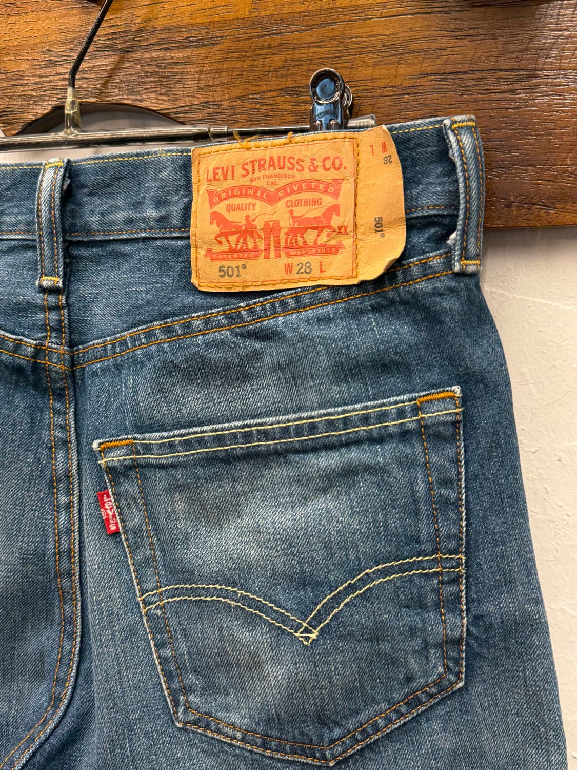 Levi's 501 Denim Shorts 상품이미지3