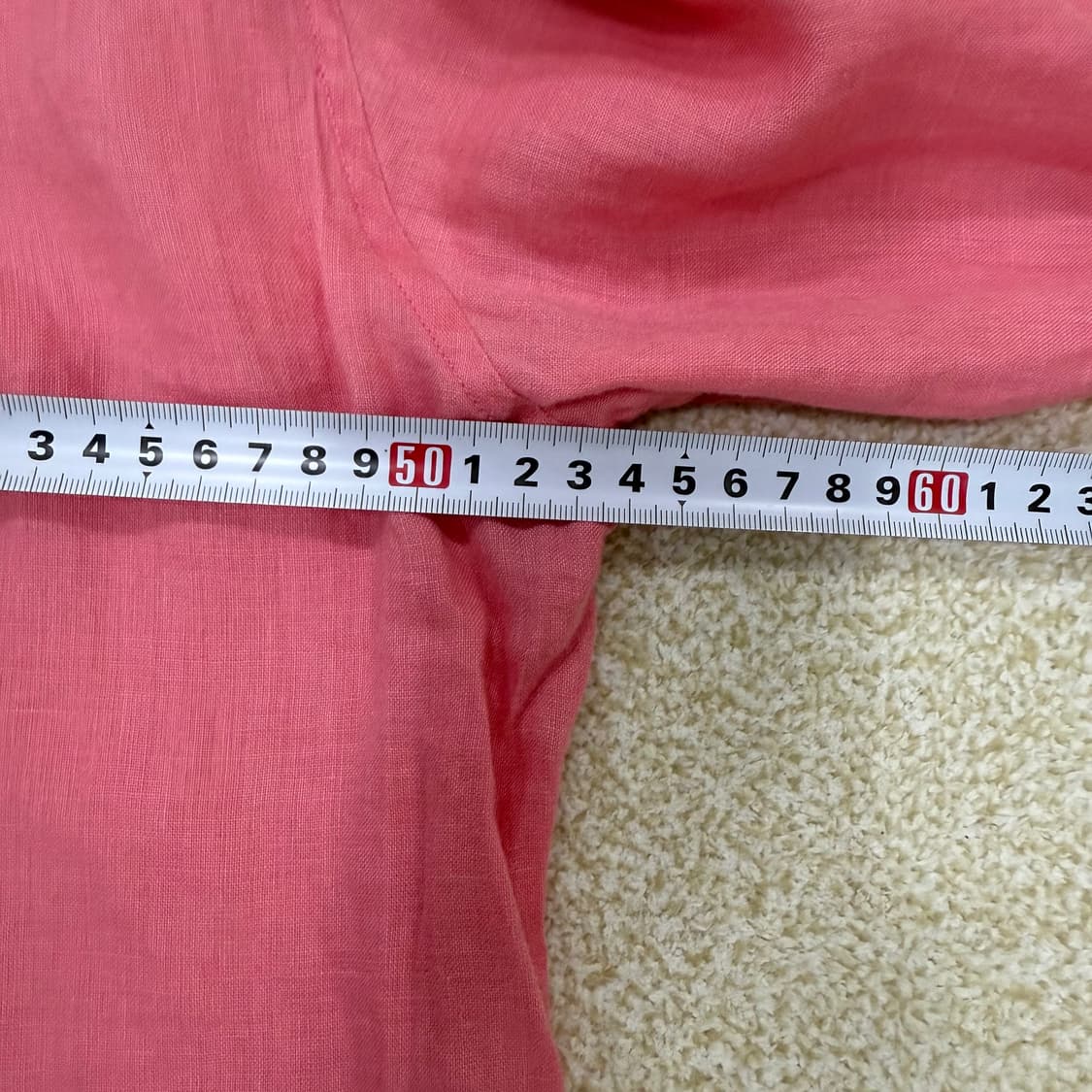 [XL] 유니클로 핑크 린넨 셔츠 0108T1 상품이미지6