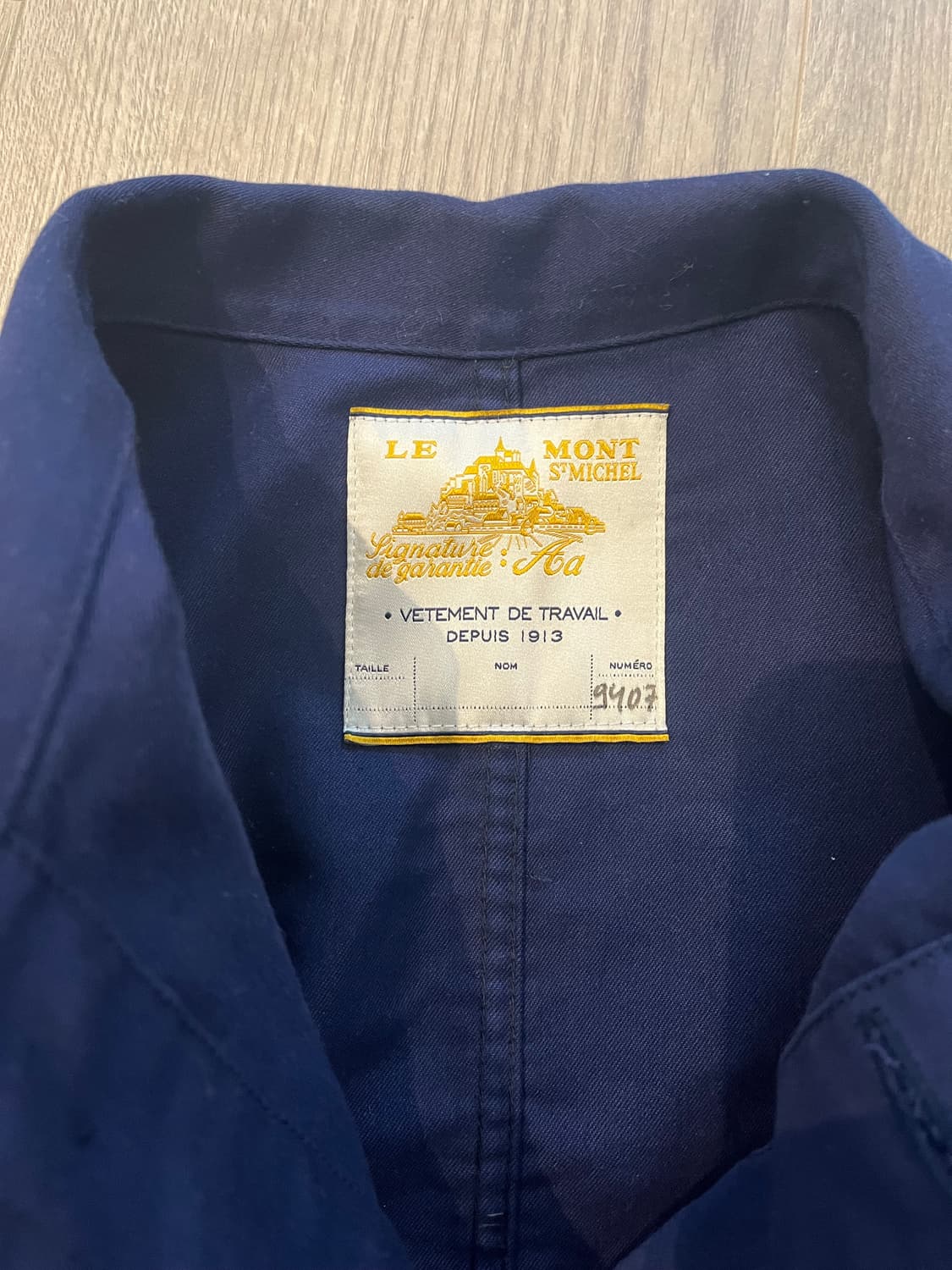 르몽생미셸 몰스킨 워크자켓 코발트블루 46size 상품이미지3