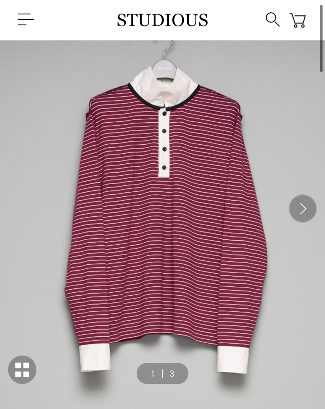 구매글) (48)MASU Opposite stripe pullover  상품이미지1