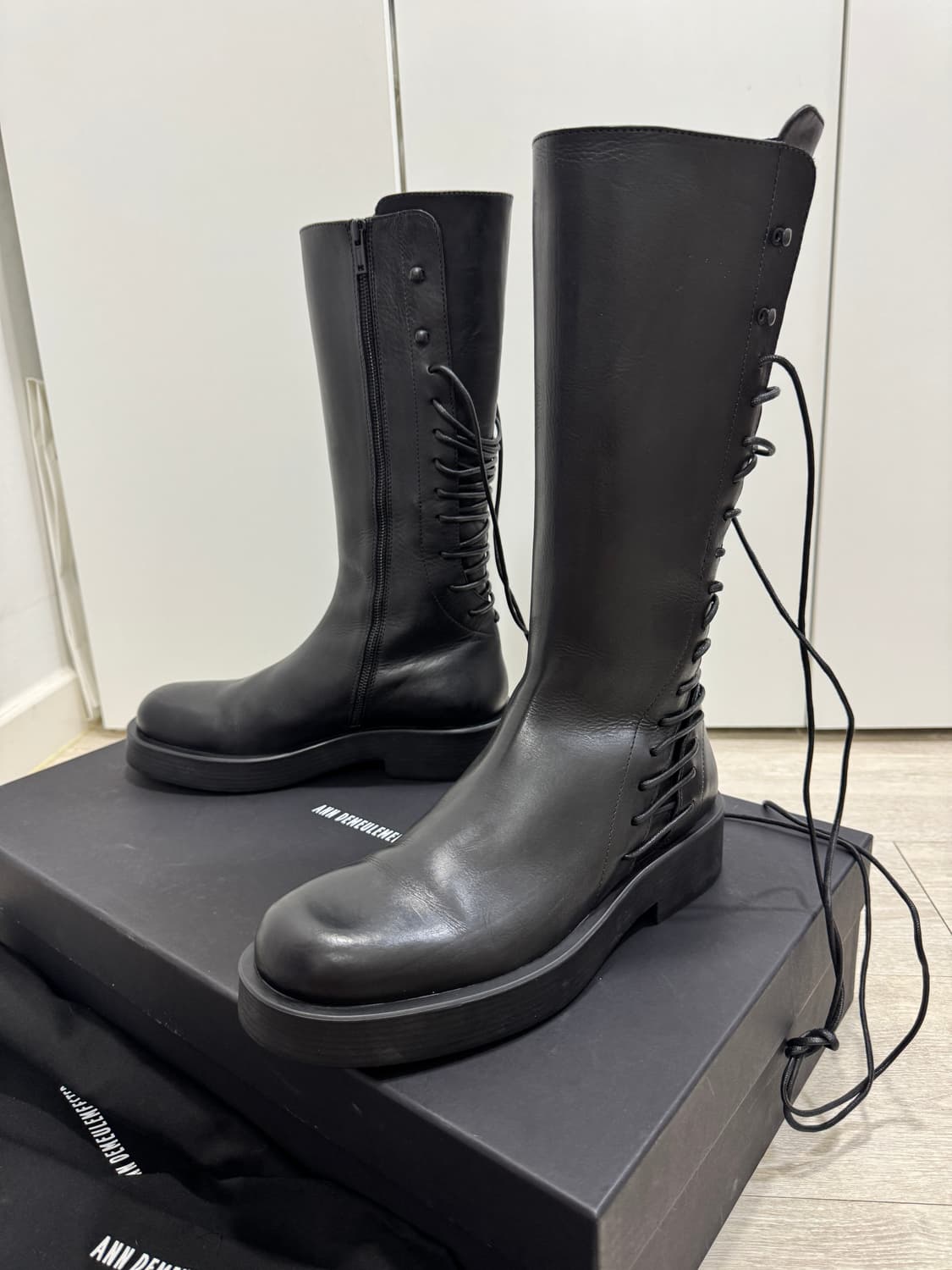 앤드뮐미스터 백레이스 부츠 40사이즈 MICK BOOTS 상품이미지1