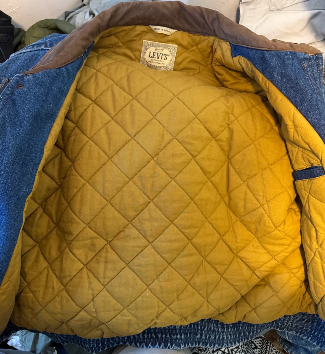 샤이야 라보프 리바이스 청자켓 XL 상품이미지6