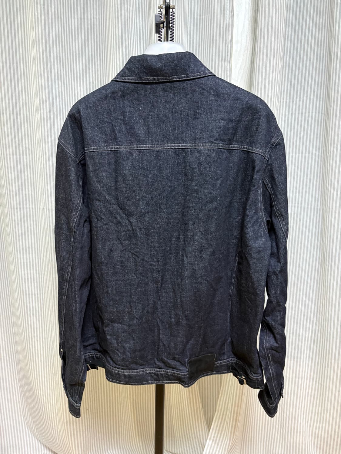 4) 폴리테루 데님 트러커 자켓 인디고 상품이미지3