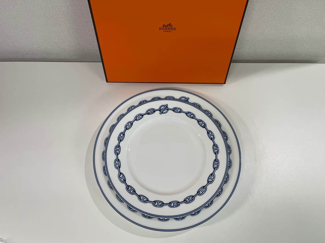 에르메스 샹달 블루 플레이트 1P HERMES 상품이미지7