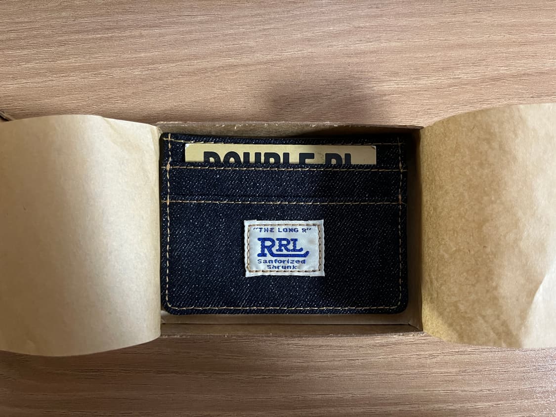 RRL 인디고 데님 카드 홀더 상품이미지1