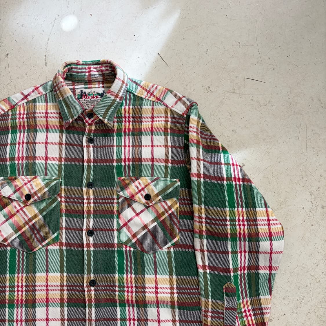 80s 리바이스 빈티지 알래스카 플란넬 셔츠 M 상품이미지2