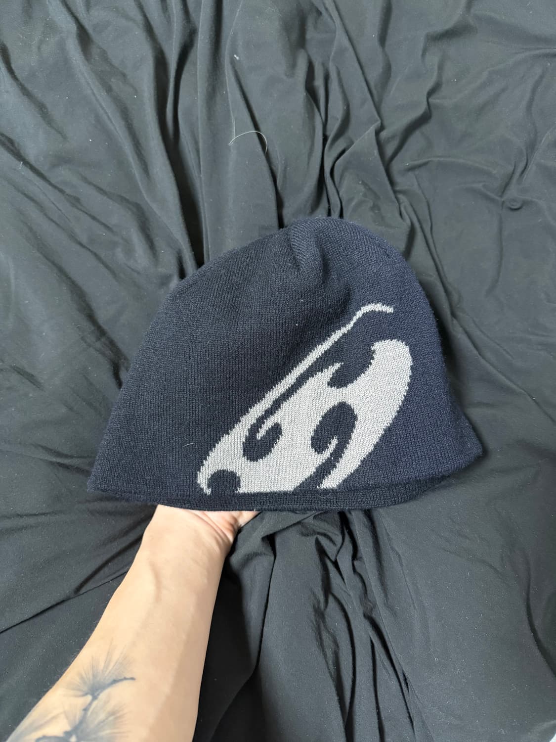 산산기어 로고 비니 블랙 상품이미지2