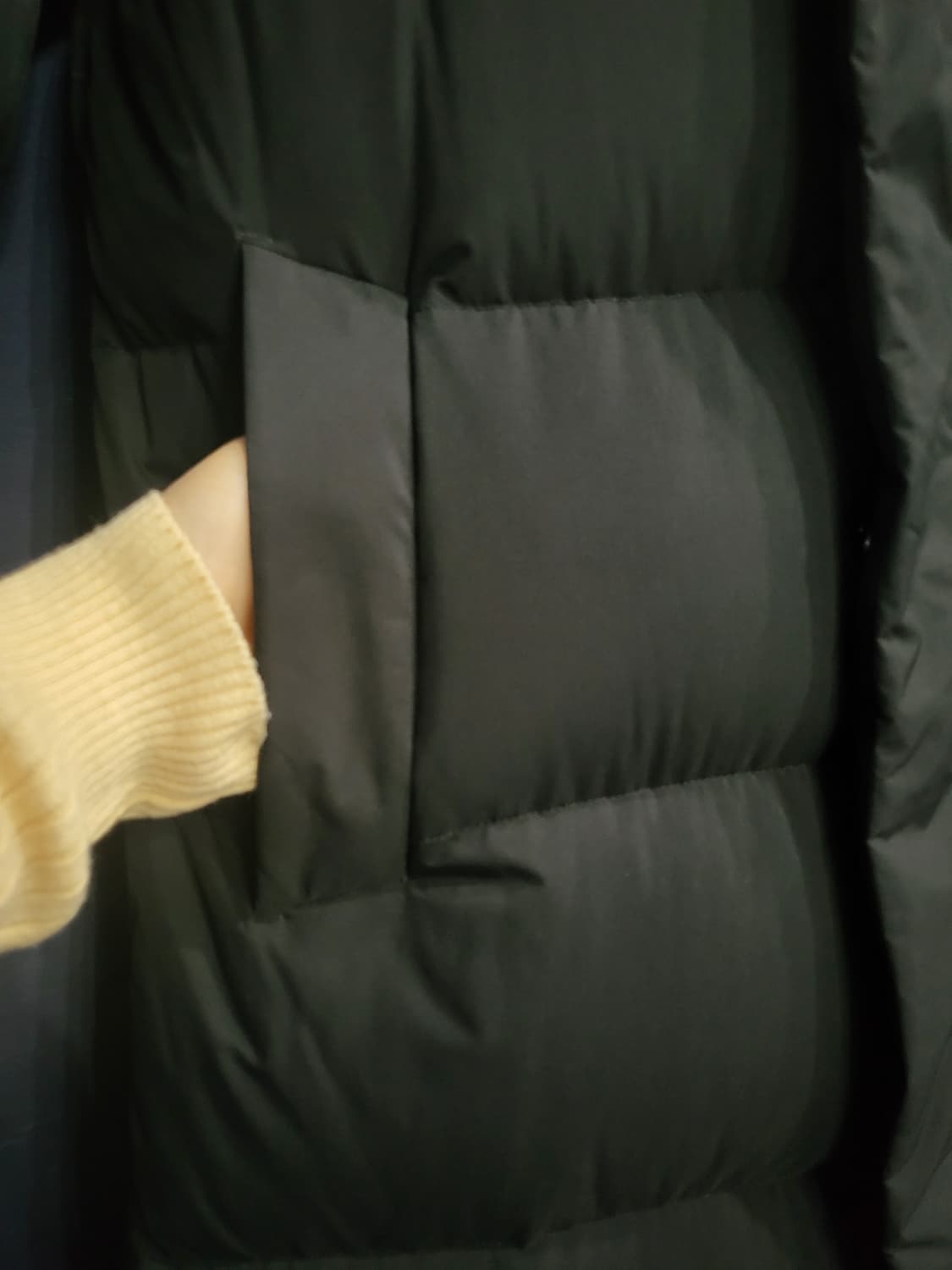 살레와 구스다운 롱패딩 상품이미지4