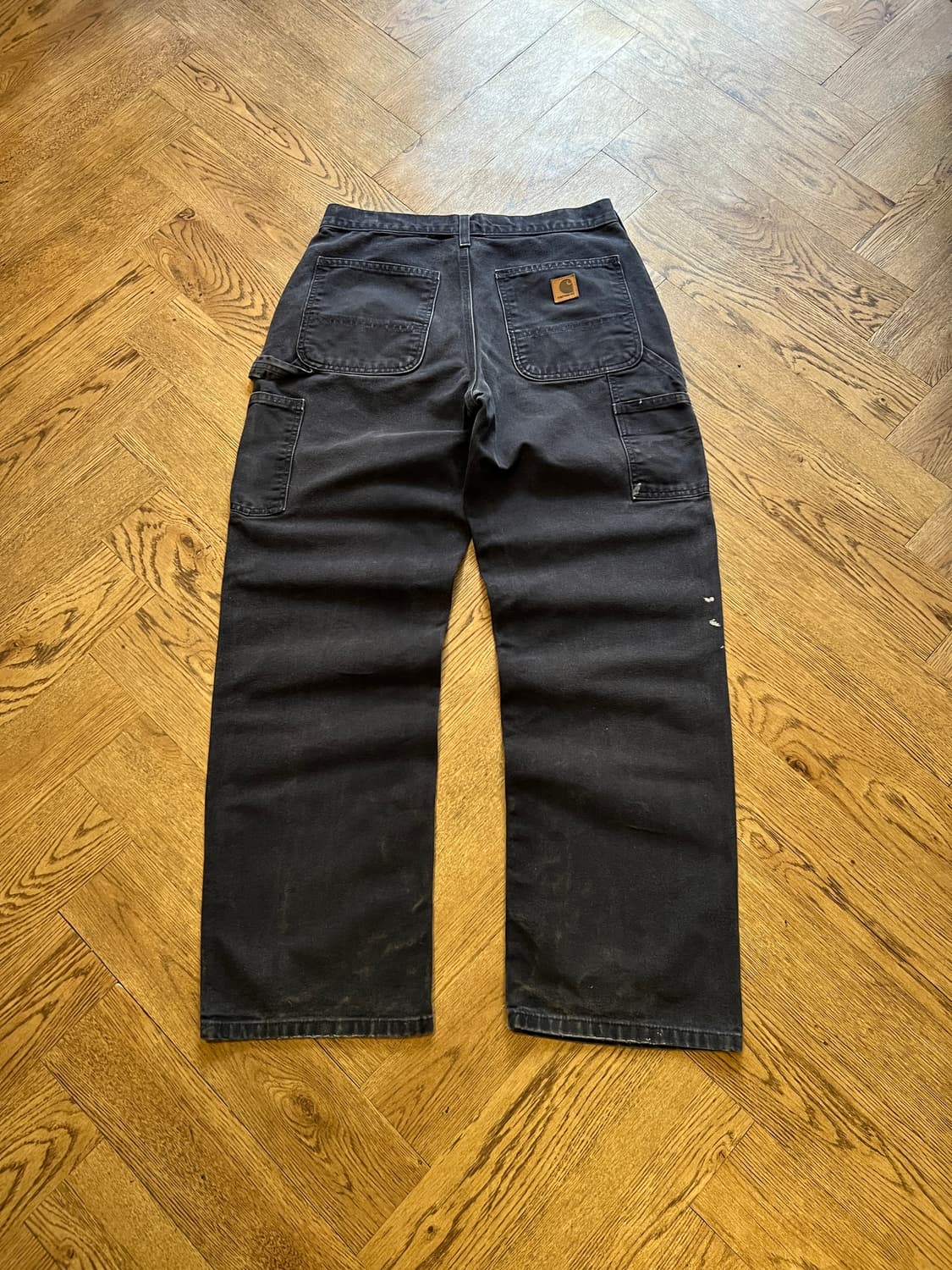 [31]칼하트 USA 미드나잇 네이비 빈티지 워싱 카펜터 워크 팬츠 상품이미지2