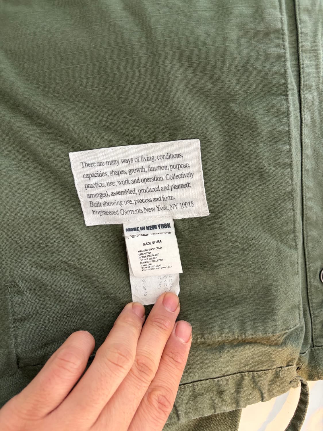 엔지니어가먼트 후드 야상 / L 상품이미지6