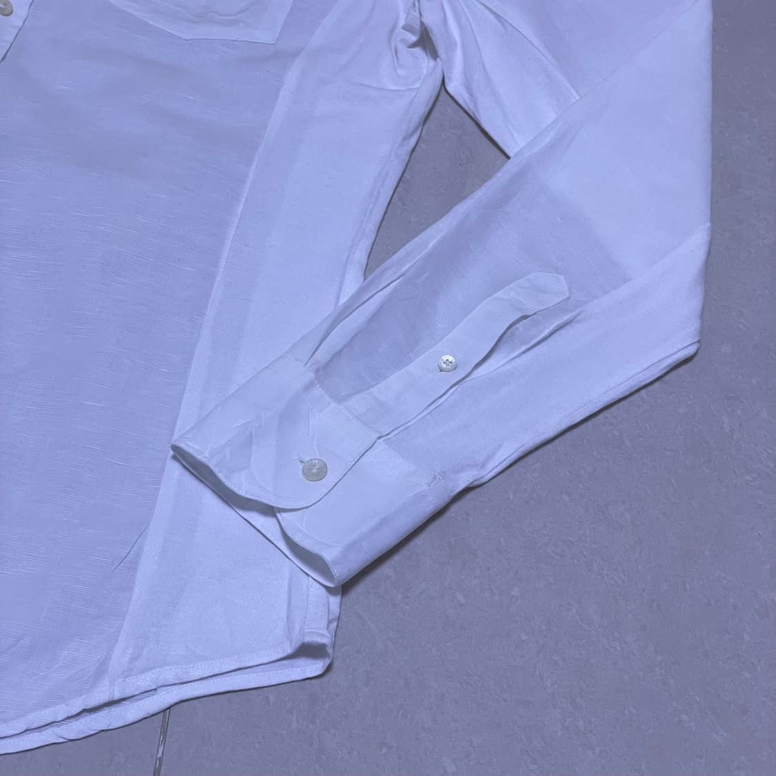 ARMANI 아르마니 꼴레지오니 하이브리드 리넨셔츠 상품이미지3