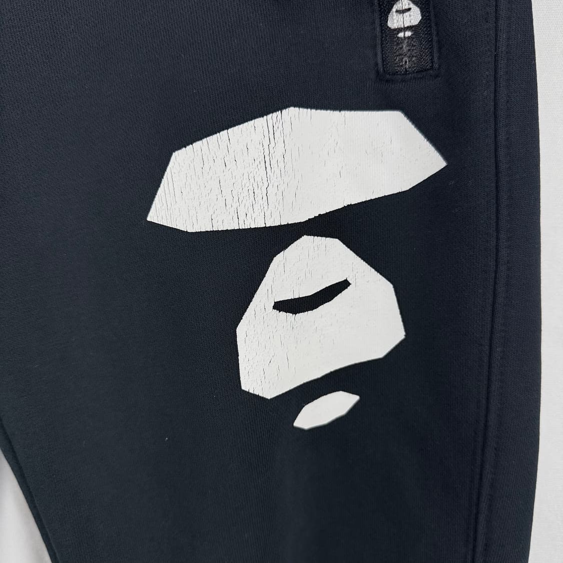 (S) Aape 스웻 조거 팬츠 블랙 상품이미지3