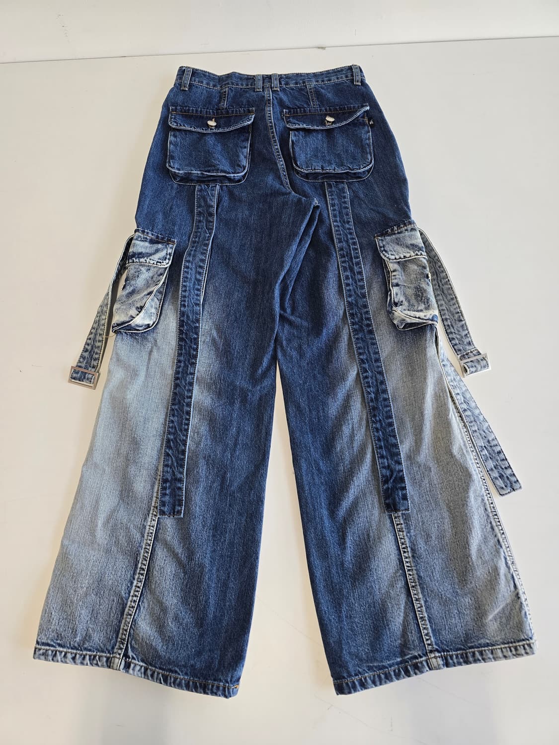 유쓰배쓰 YOUTHBATH 데님팬츠 블루 M 상품이미지2