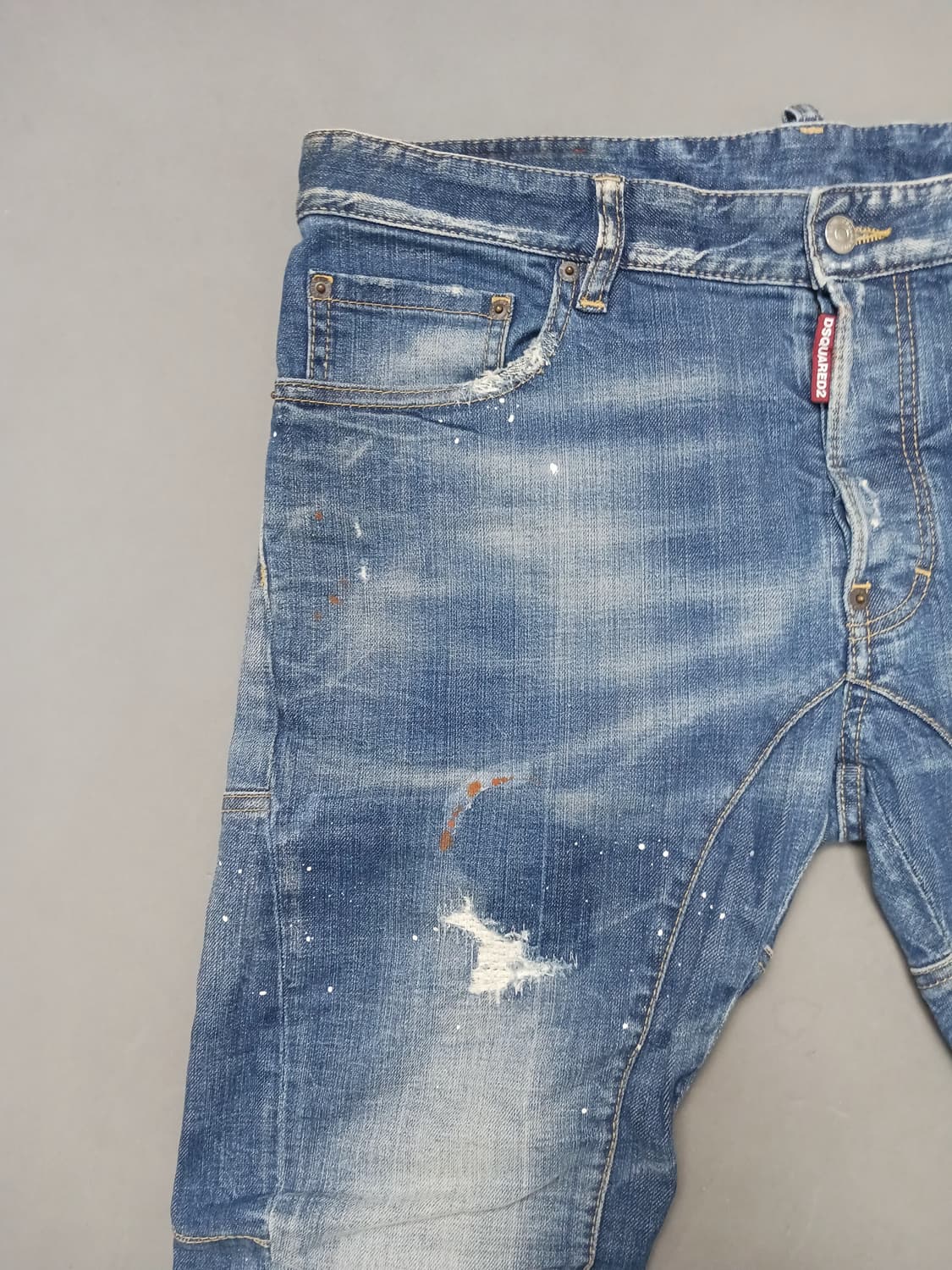 [36] 정품 디스퀘어드2 케이튼브로스 타이디바이커진 청바지 상품이미지2