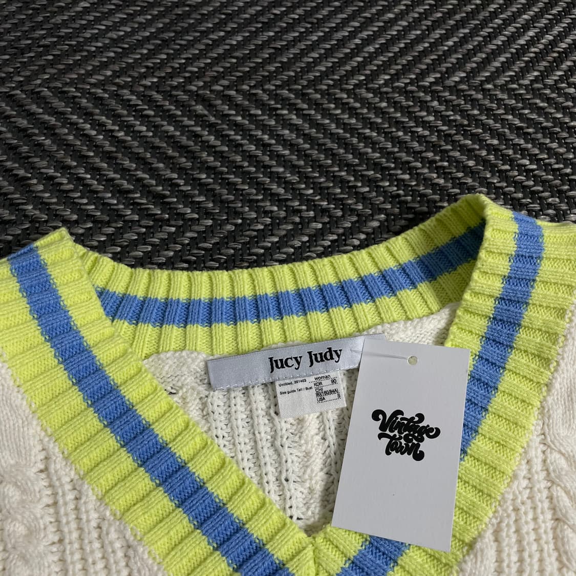 쥬시쥬디 케이블 아이보리 스웨터y 3689 상품이미지6