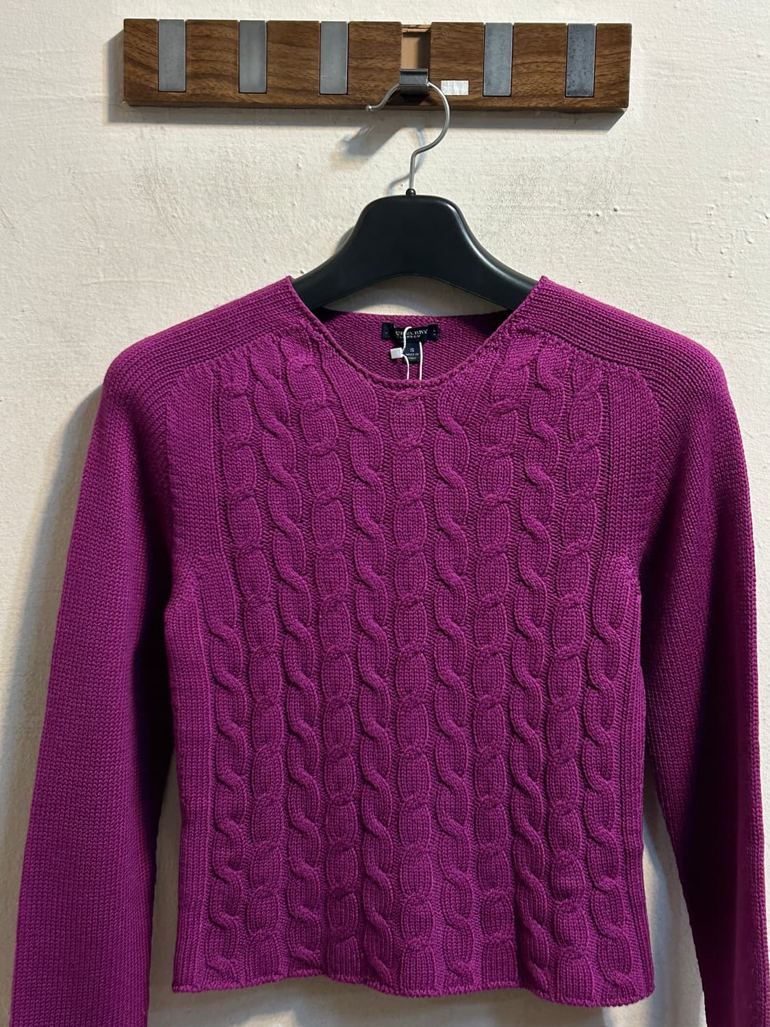 버버리 케이블 니트 스웨터 상품이미지2